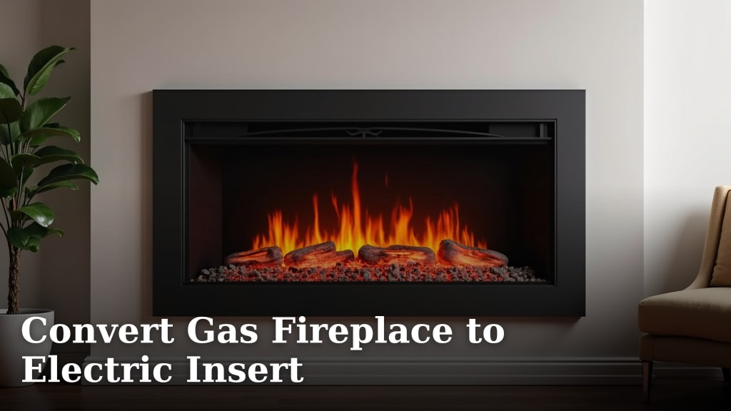 Convert Gas Fireplace to Electric Insert