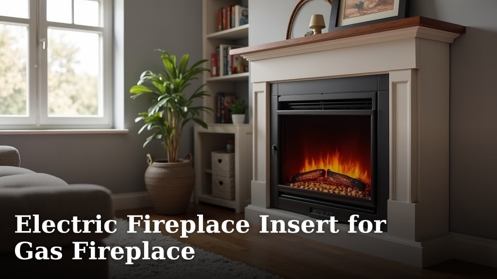 Electric Fireplace Insert for Gas Fireplace