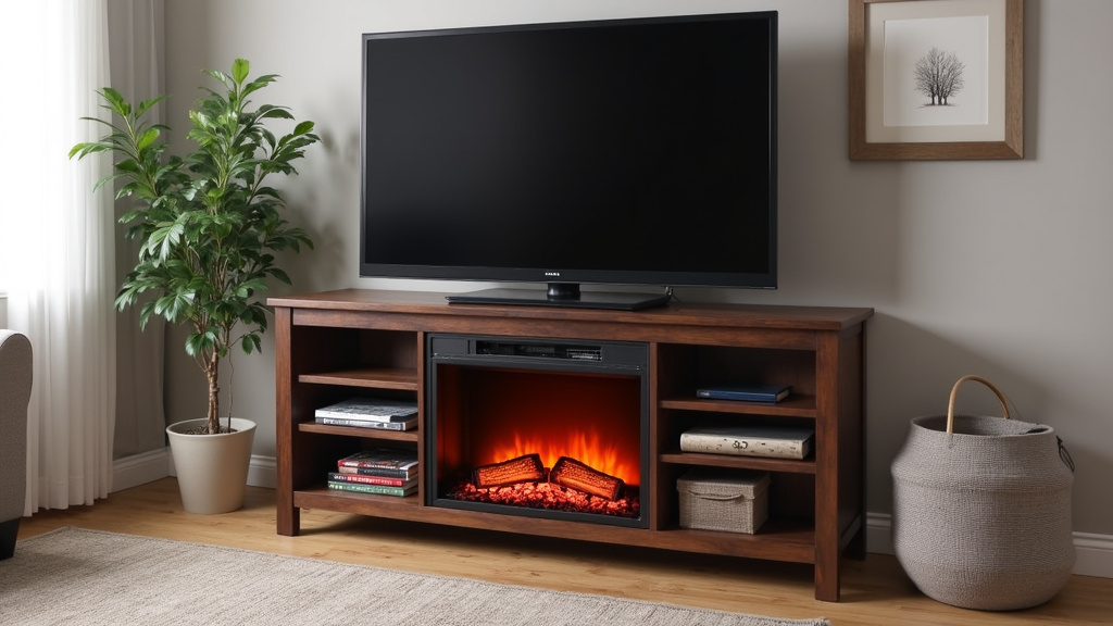 Fitting Electric Fireplaces into Your TV Stand
