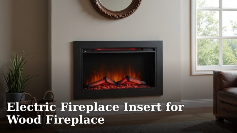 Electric Fireplace Insert for Wood Fireplace