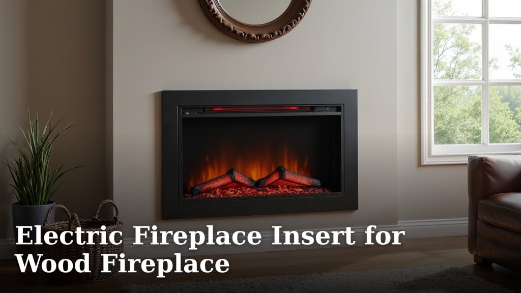 Electric Fireplace Insert for Wood Fireplace
