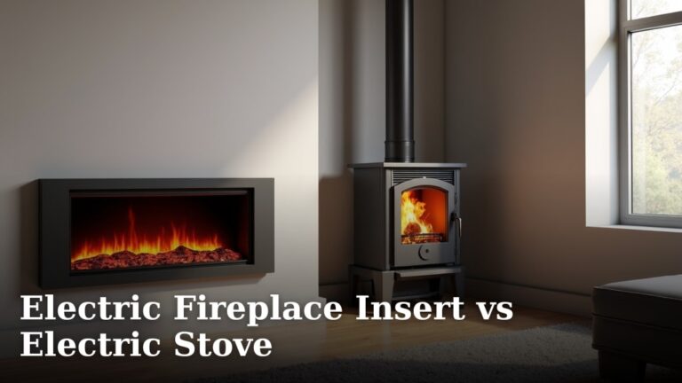 Electric Fireplace Insert vs Electric Stove