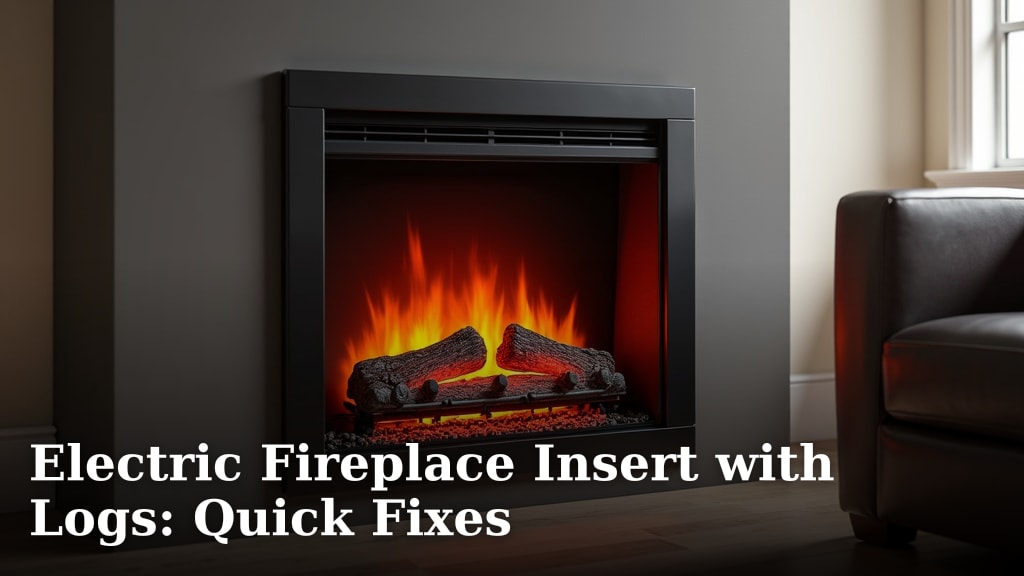 Electric Fireplace Insert with Logs: Quick Fixes