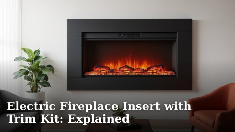 Electric Fireplace Insert with Trim Kit: Explained