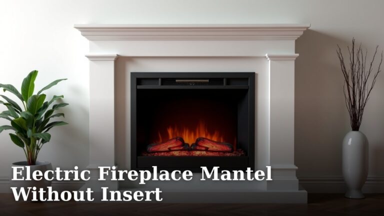 Electric Fireplace Mantel Without Insert