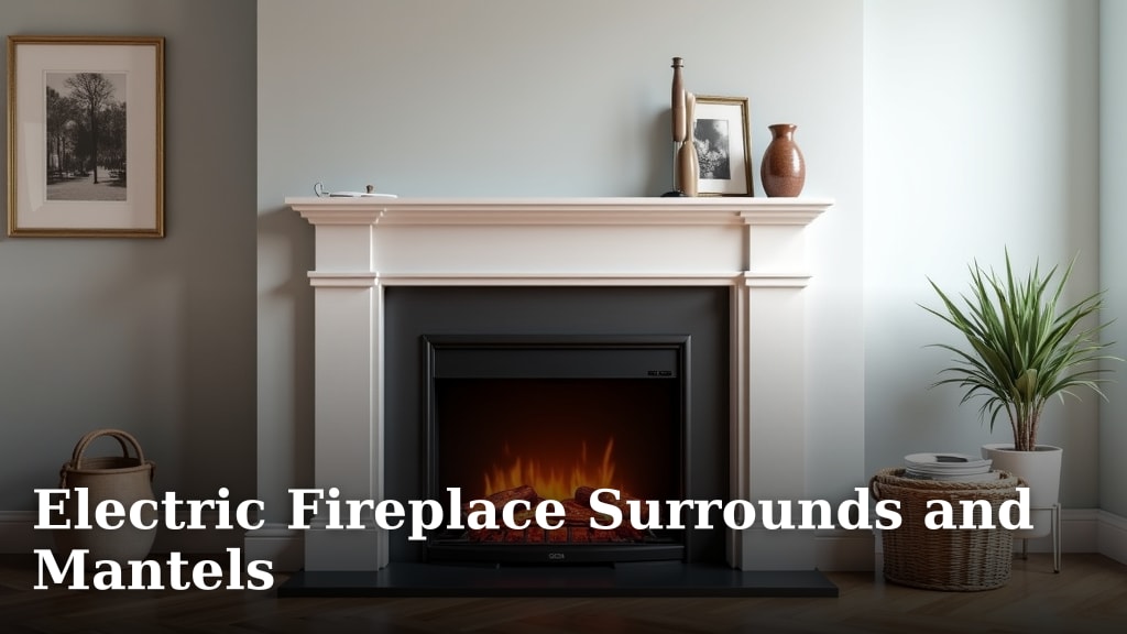 Electric Fireplace Surrounds and Mantels