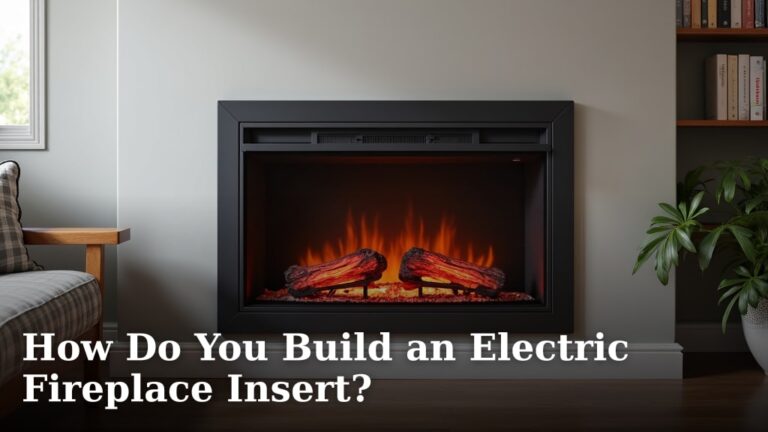 How Do You Build an Electric Fireplace Insert?