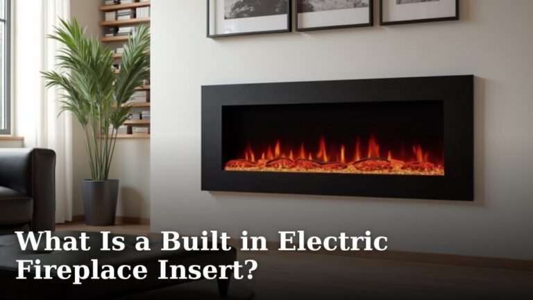 What Is a Built in Electric Fireplace Insert?