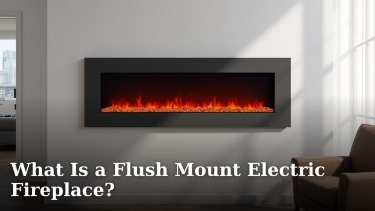 What Is a Flush Mount Electric Fireplace?