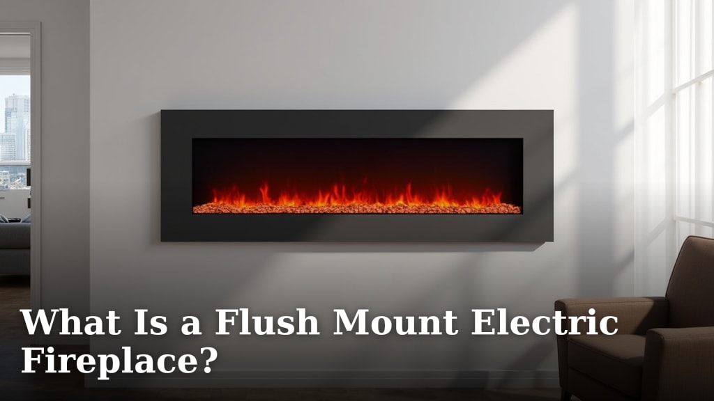 What Is a Flush Mount Electric Fireplace?