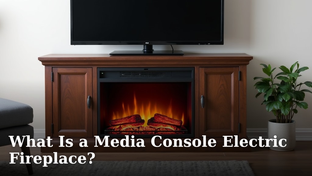 What Is a Media Console Electric Fireplace?