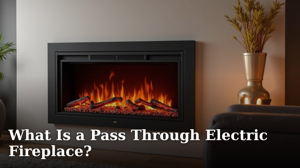 What Is a Pass Through Electric Fireplace?