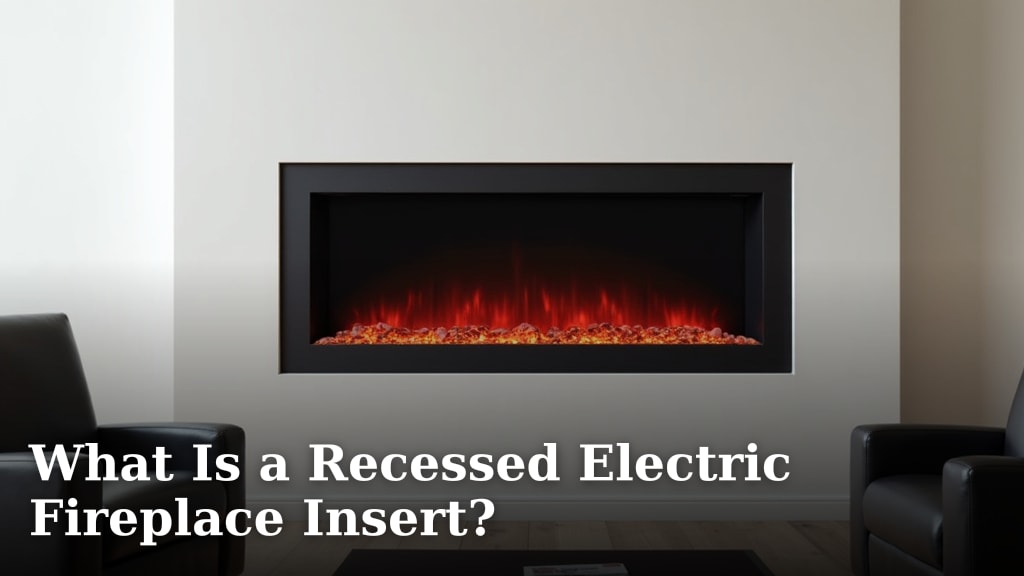 What Is a Recessed Electric Fireplace Insert?