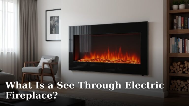 What Is a See Through Electric Fireplace?
