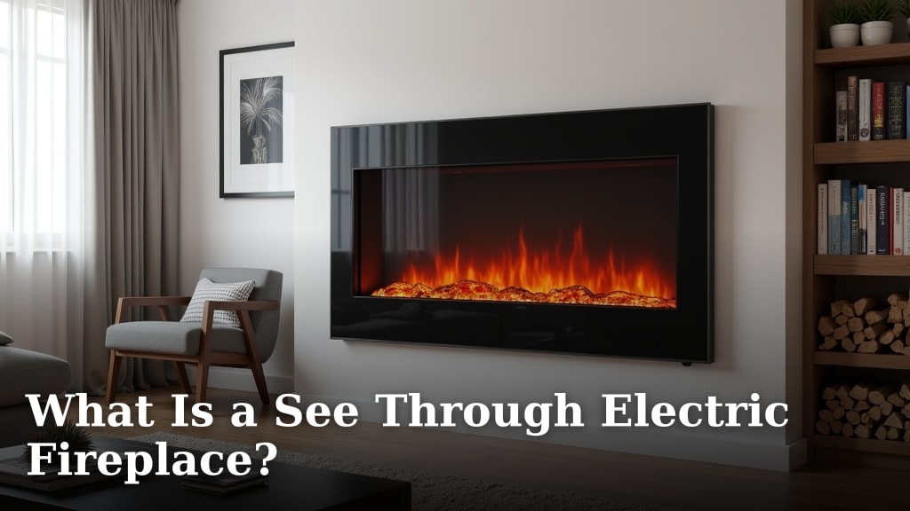 What Is a See Through Electric Fireplace?