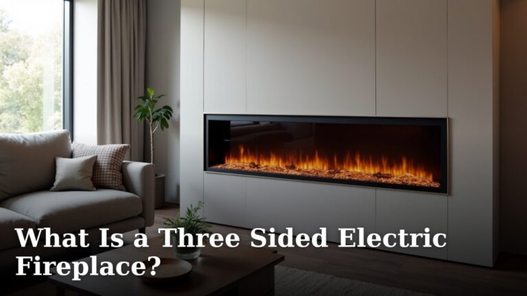 What Is a Three Sided Electric Fireplace?