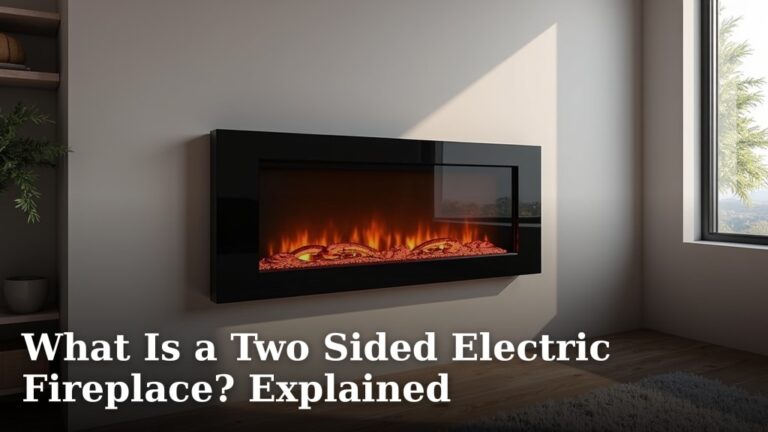 What Is a Two Sided Electric Fireplace? Explained