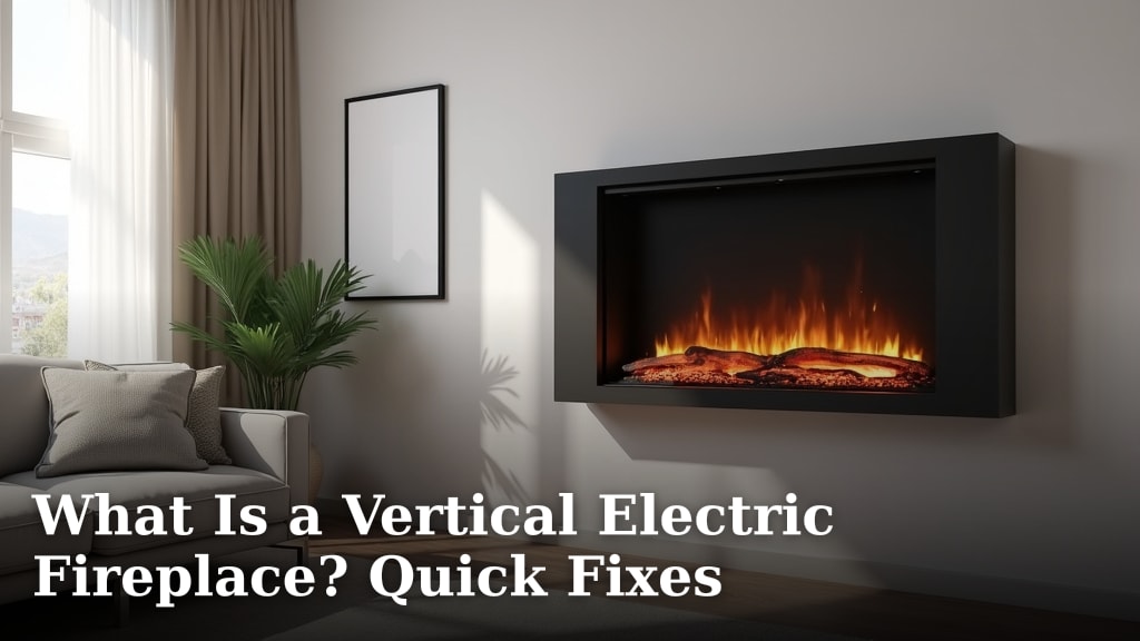 What Is a Vertical Electric Fireplace? Quick Fixes
