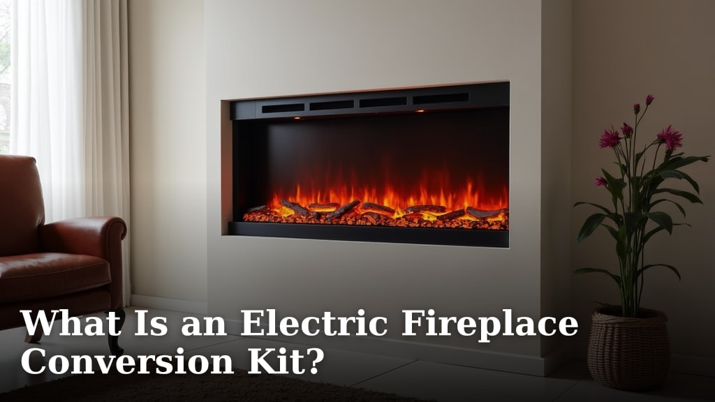 What Is an Electric Fireplace Conversion Kit?