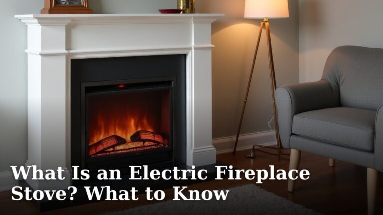 What Is an Electric Fireplace Stove? What to Know