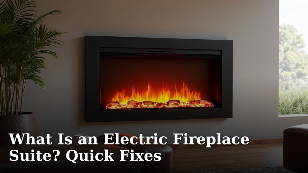 What Is an Electric Fireplace Suite? Quick Fixes