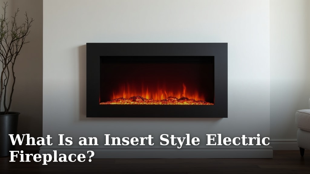 What Is an Insert Style Electric Fireplace?